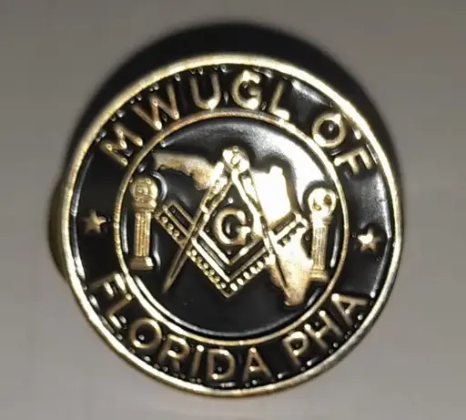 Grand Lodge Pin Black